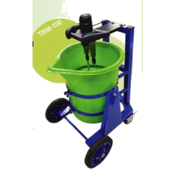 TOKU TBM-100 PORTABLE MORTAR MIXER WITH DUCKBILL BUCKET