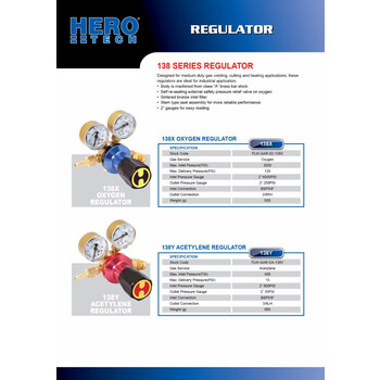 HERO TECH REGULATOR - 138 SERIES