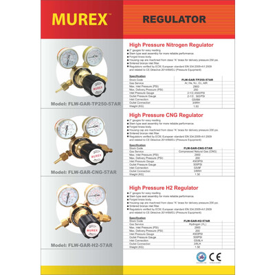 MUREX REGULATOR - 57 SERIES HIGH PRESSURE